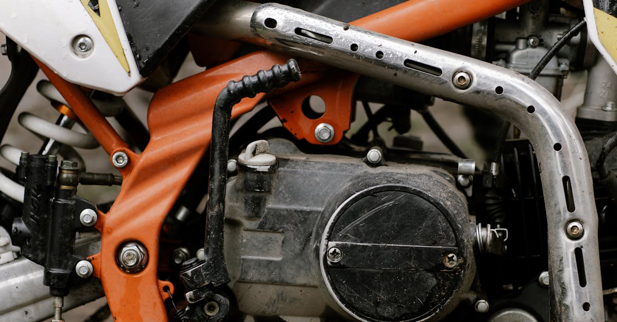 detailed close up of motorcycle engine showcasing mechanical components and craftsmanship